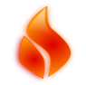 glossy flame