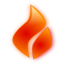 glossy flame